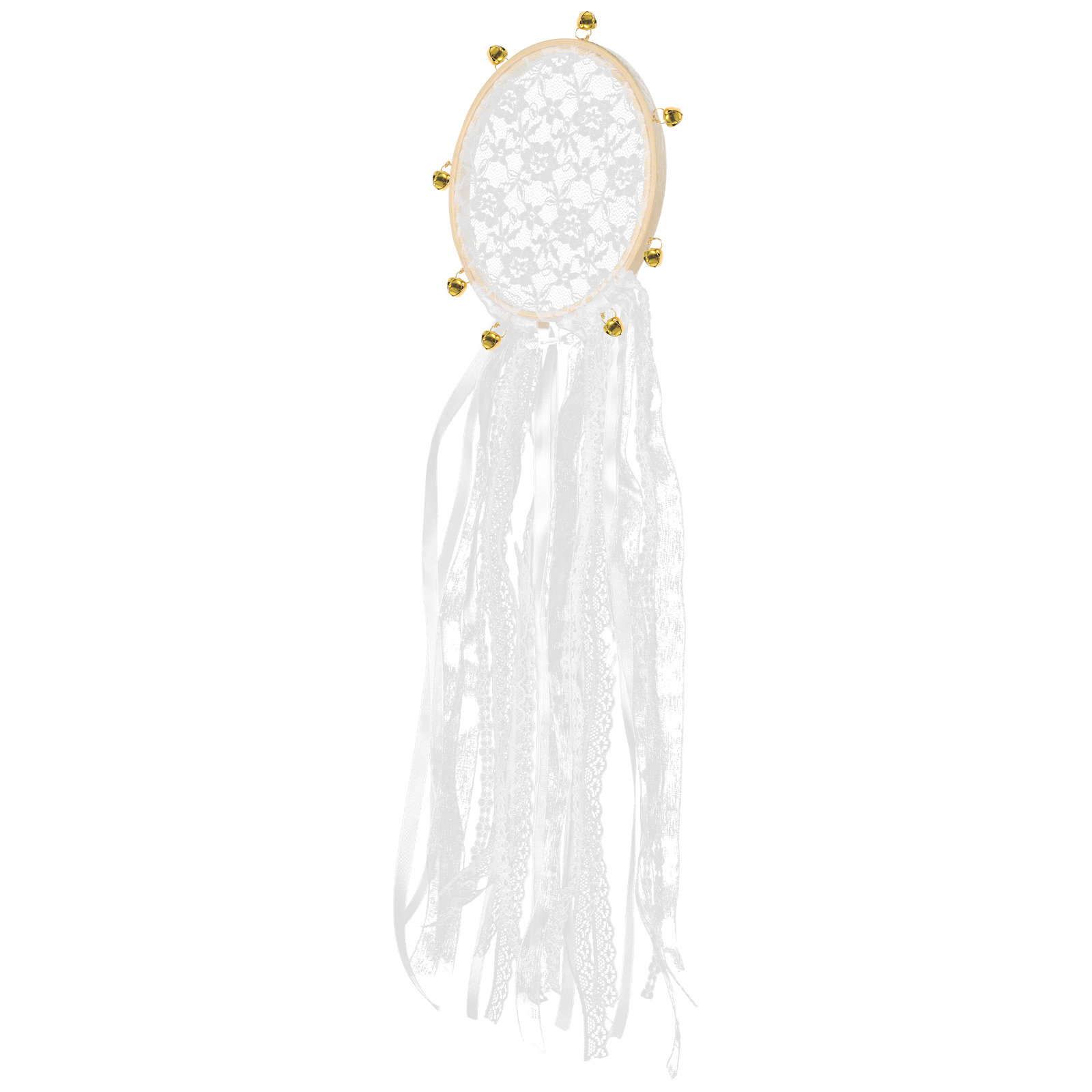 Lace Ribbon Trim - Sino de Casamento em Renda, Decoração