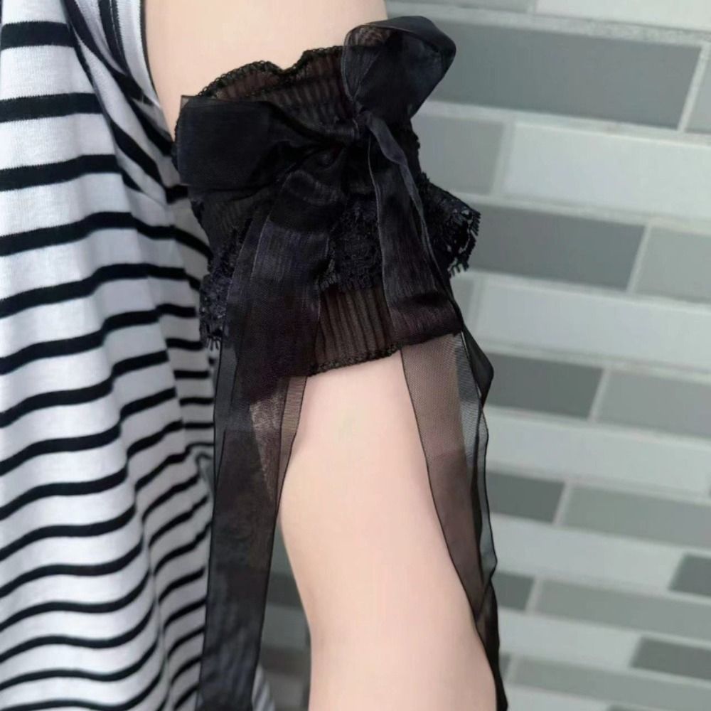 Manga de Braço de Renda Estilo - Elastic Lace Trim avaliação e preço