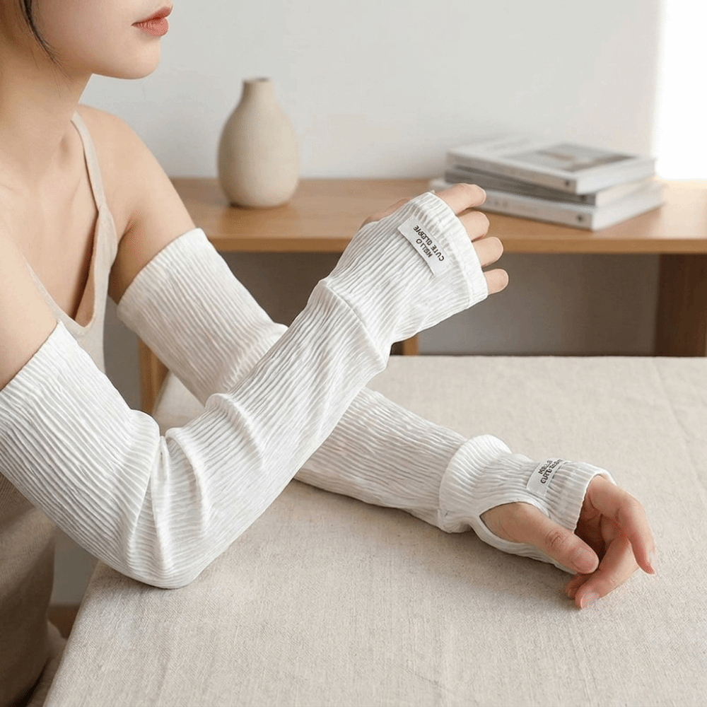 Mangas de Proteção Solar em Re - Elastic Lace Trim avaliação e preço