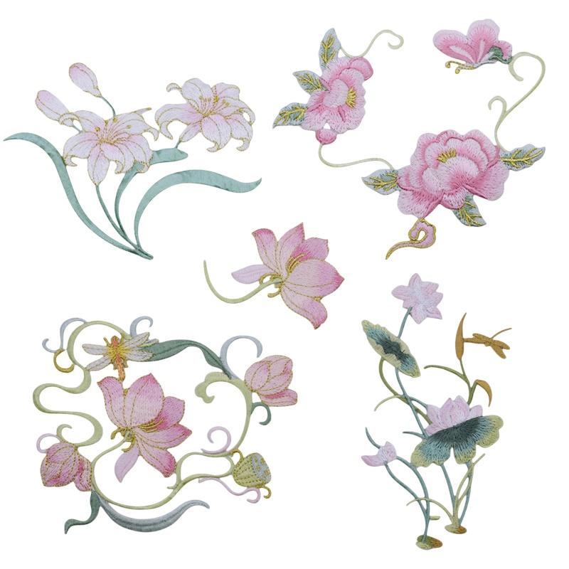 1 peça de aplique de flor bord - Applique Patch Flower avaliação e preço