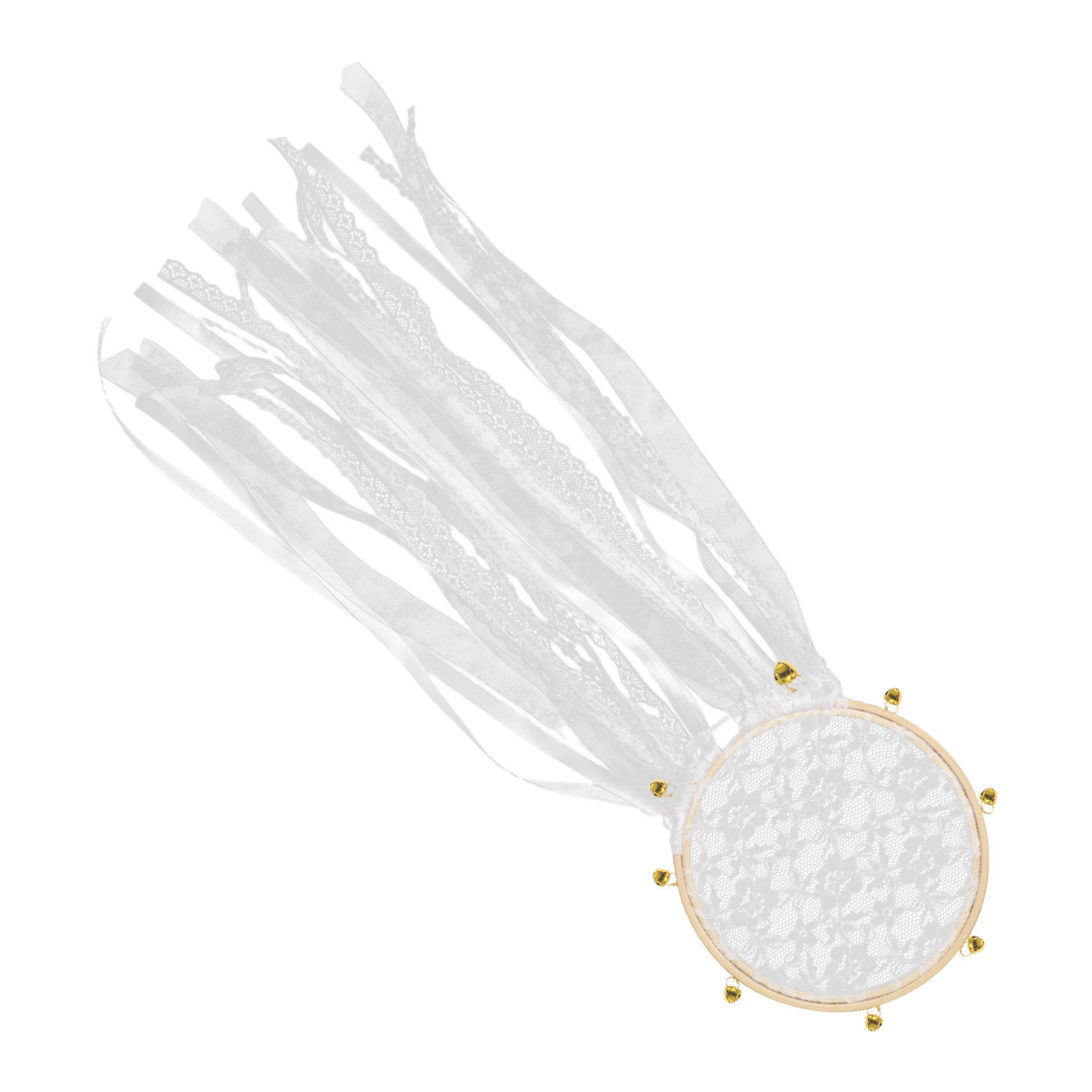 Sino de Casamento em Renda, De - Lace Ribbon Trim avaliação e preço