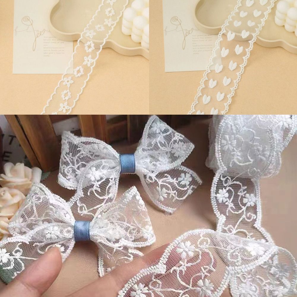 5 Jardas de Renda de Algodão P - Lace Ribbon Trim avaliação e preço